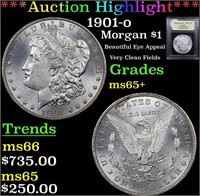 *Highlight* 1901-o Morgan $1 Graded GEM+ Unc