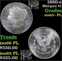 1880-s Morgan $1 Grades GEM+ PL