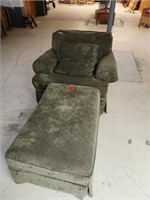 Vintage Lounge Chair & Ottoman