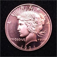 1 OZ PURE COPPER ROUND