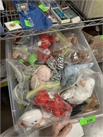 LARGE BIN OF TY BEANIE BABIES