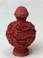 CARNELIAN SNUFF BOTTLE