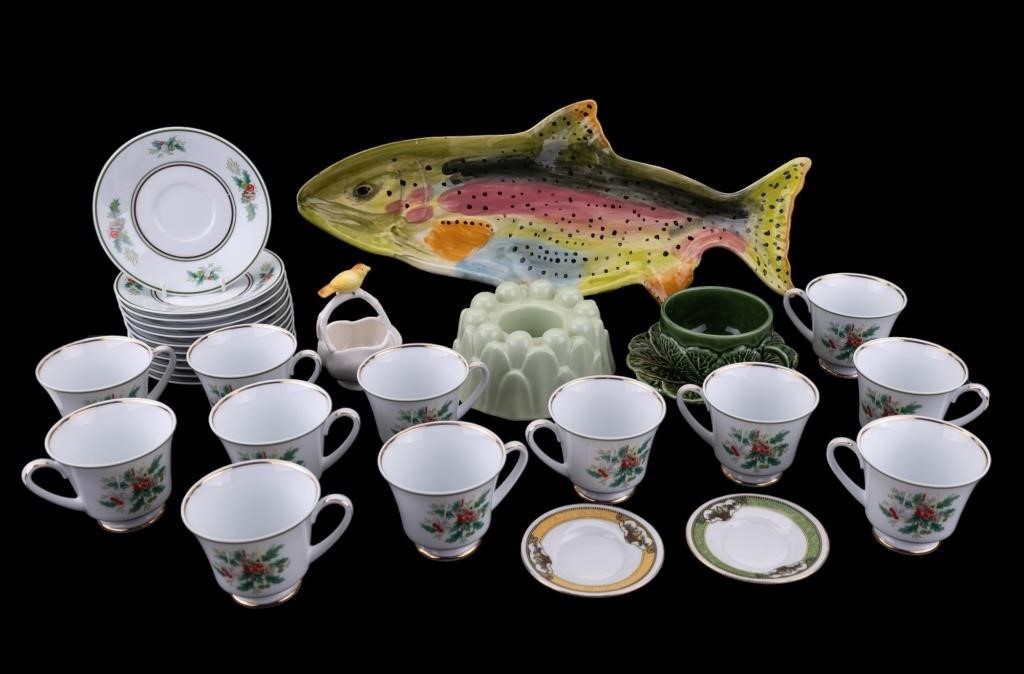 Noritake + Decorative Pottery