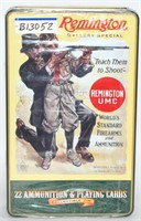 Sealed Collector Remington 22 Ammo & Playing Cards