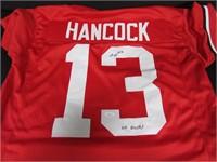 OHIO STATE JORDAN HANCOCK SIGNED JERSEY JSA