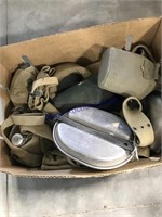 BOY SCOUT GEAR--CANTEENS, MEAL SETS