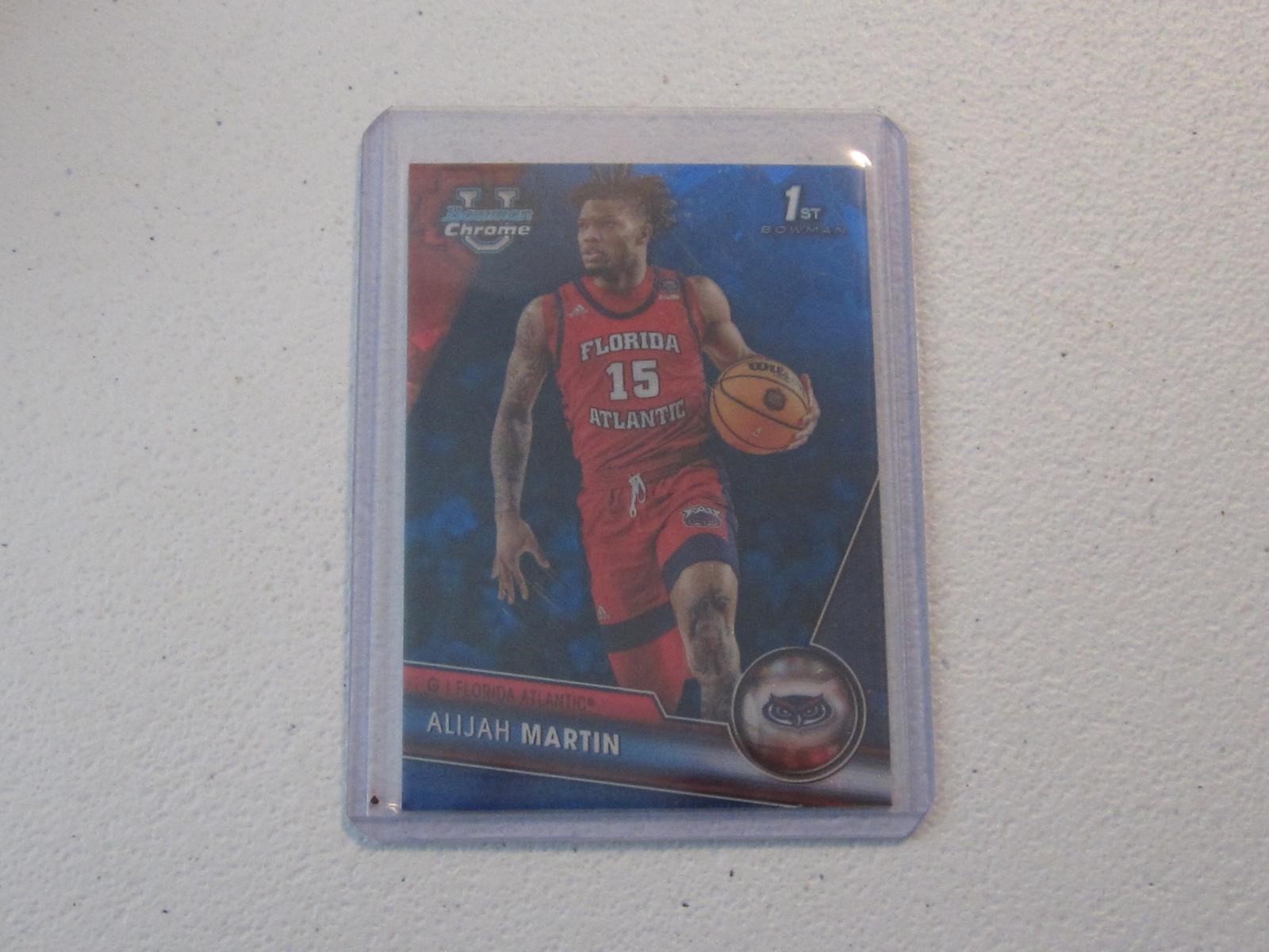 2024 BOWMAN U CHROME ALIJAH MARTIN SAPPHIRE