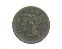 1852 Cent XF-AU