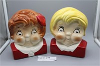 Campbell soup kid book ends