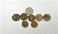 Austrian 5 Shilling coin & more