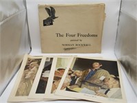 AUTOGRAPHED NORMAN ROCKWELL "4 FREEDOMS"