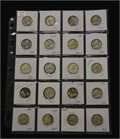 20 Washington Silver Quarters Quarters (Pre 1964)