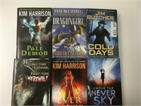 Lot of 6 Sci-fi / Fantasy Hardback Books Group 1