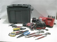 Milwaukee Box W/Assorted Tools See Info