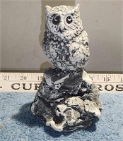 VTG STUDIO ART OWL SCULPTURE  MT. ST. HELEN'S ASH