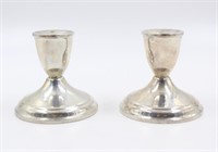 Sterling Silver Duchin Creations Candle Sticks