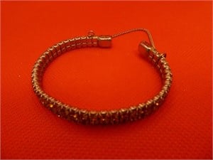 Amber Rhinestone Bracelet