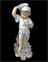German Bisque Porcelain Boy Figure