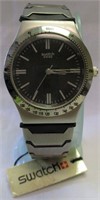 Swatch Quartz Swiss Watch Black Dial with Tag