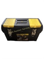 Stanley 19” tool box with tools- Stanley