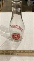 Vintage milk bottle.