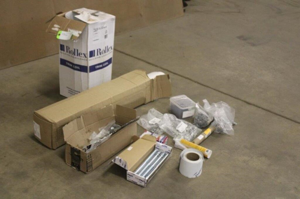 (3) Boxes of Building Supplies