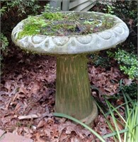 Small Concrete Birdbath