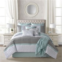 Mia 10-pc Midweight Comforter Set by Lanwood Full