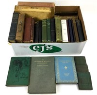 Assorted Antique Books, One Signed