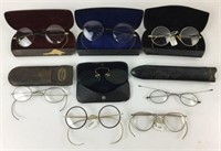 (8) Vintage & Antique Eyeglasses