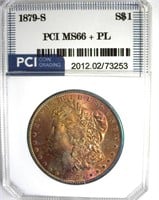 1879-S Morgan MS66+ PL LISTS $700