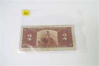 $2 Canadian note, series of 1937