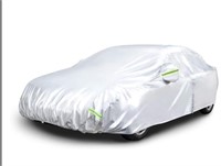 Amazon Basics Silver Weatherproof Car Cover