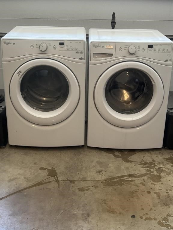 Whirlpool Duet Front Loading Washer and Dryer