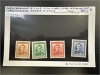 1941-4 NEW ZEALAND WWII GEORGE VI ISSUE NH