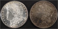 1880-S & 1890 MORGAN DOLLARS