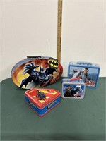 Batman, Superman, GI Joe, Lone Ranger Lunch Boxes