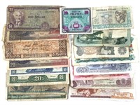 Vintage Foreign Currency Lot