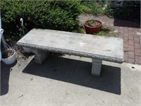 Lot #152 Concrete yard bench