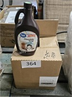 6-48oz chocolate syrup 7/25