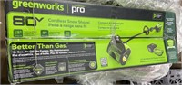 Greenworks Pro Cordless Snow Shovel (pre-owned)