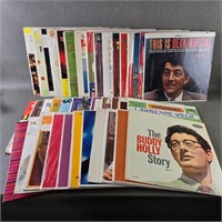 Collection of Vinyl Albums w/Dean Martin, Buddy