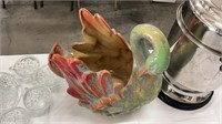 Swan pottery art