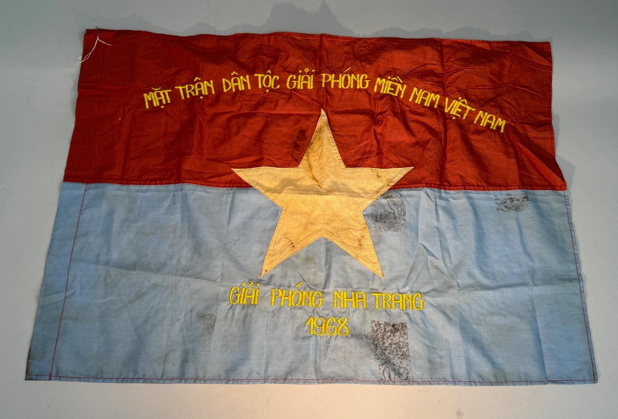 Viet Nam Era Viet Cong VC 1968 Combat Battle Flag