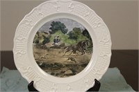 A Currier and Ives Plate