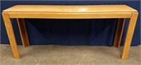 5' Contemporary Oak Couch Table #4