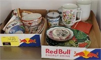 Lot of various cups and saucers