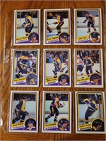 (9) 84-85 OPC Hockey Cards