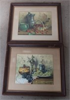 Pair of Framed Prints 2pc