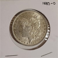 1883 "O" - MORGAN SILVER DOLLAR (9)